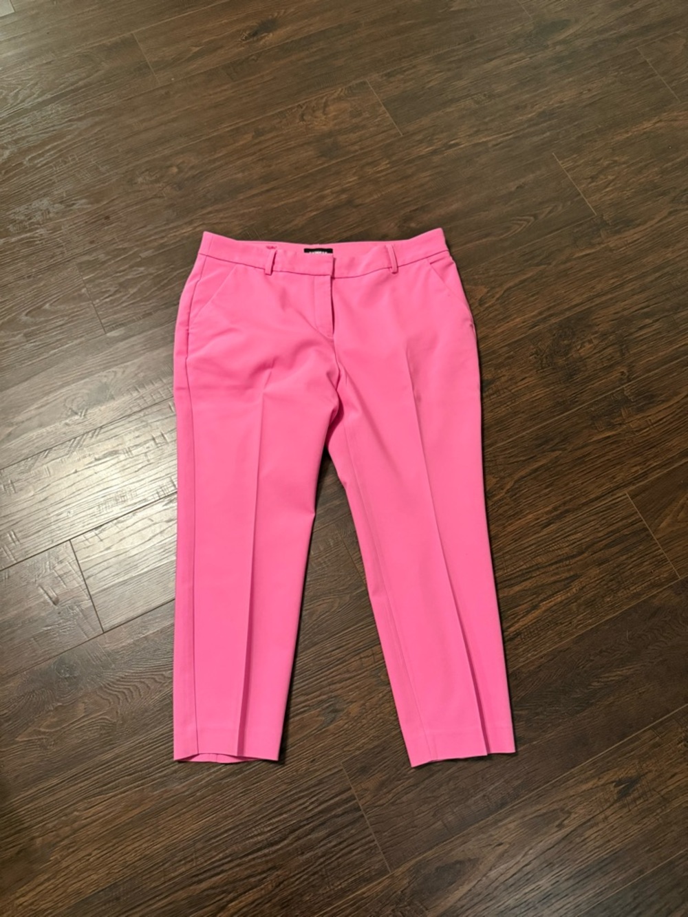 Express Vibrant Pink Columnist Ankle Pant 12S